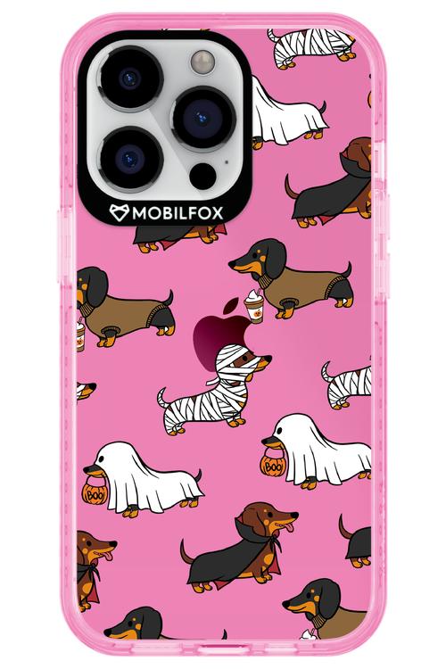 Scary Dachshund (Transparent) - Apple iPhone 13 Pro