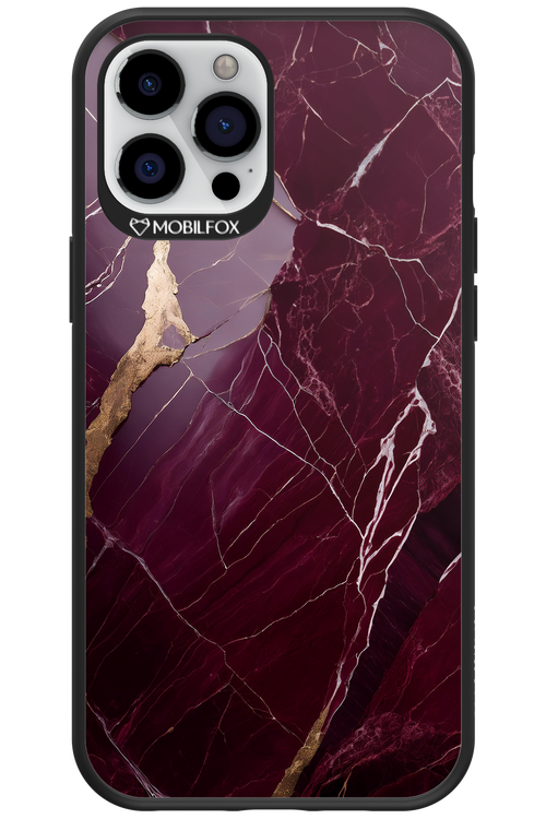 Burgundy Marble - Apple iPhone 12 Pro Max