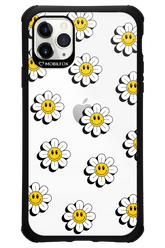 Smiley Flowers Transparent - Apple iPhone 11 Pro Max