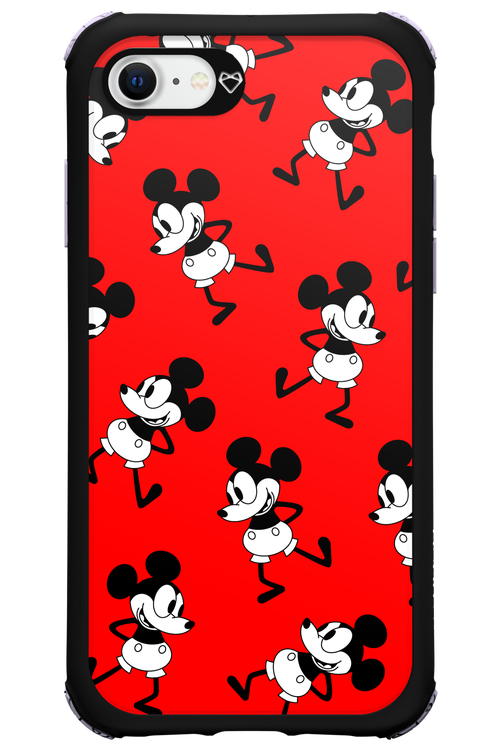 Iconic Mouse (red pattern) - Apple iPhone 7
