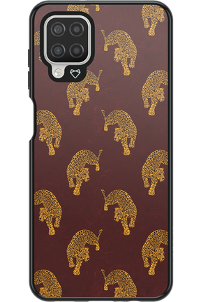 Burgundy Leopard Pattern - Samsung Galaxy A12
