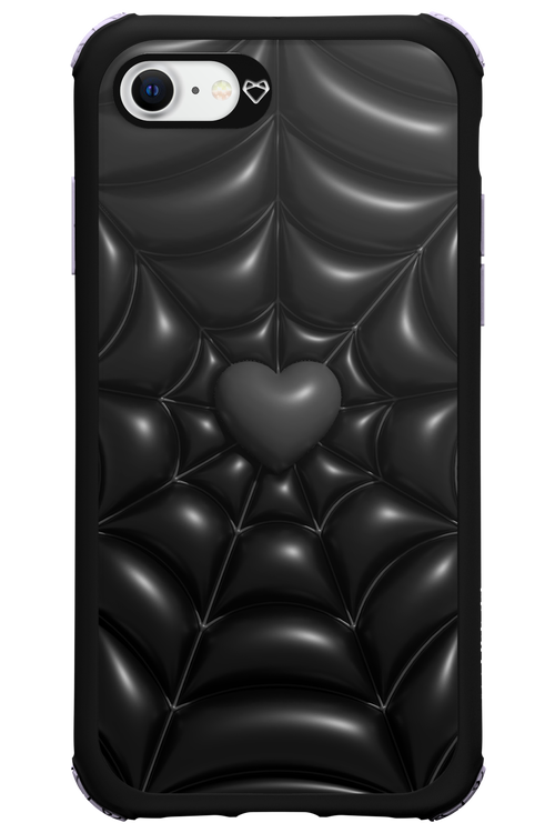 Black Spider Heart - Apple iPhone SE 2020