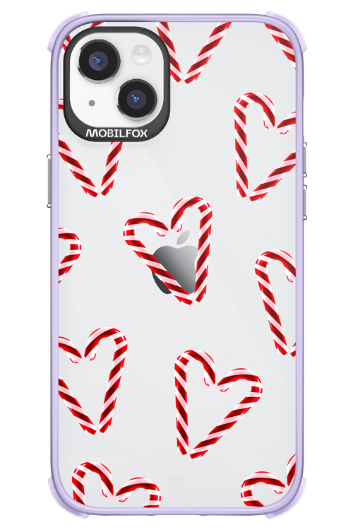 Candy Cane Hearts - Apple iPhone 14 Plus