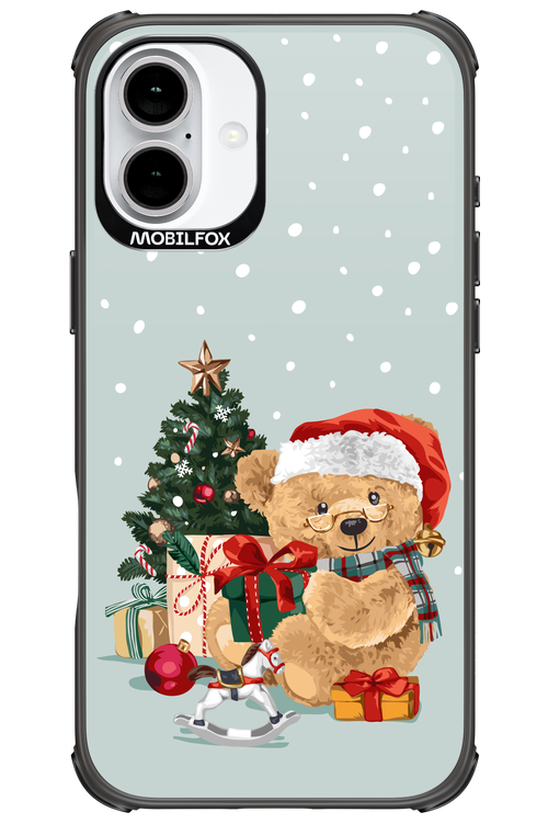 Merry Christmas Bear - Apple iPhone 16 Plus