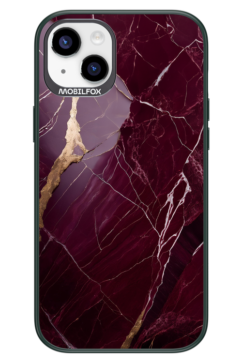 Burgundy Marble - Apple iPhone 14 Plus