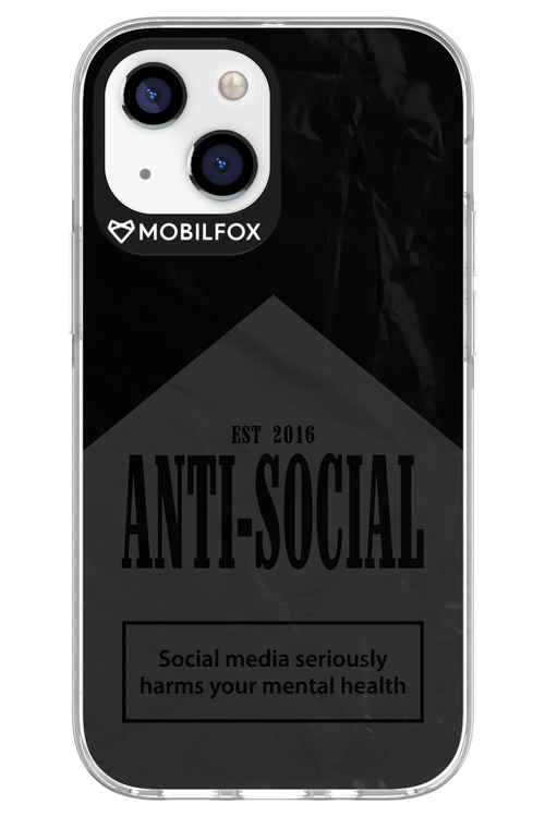 ANTI-SOCIAL (BLVCK) 2.0 - Apple iPhone 13 Mini