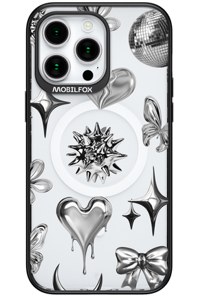 Silver Zone Transparent - Apple iPhone 15 Pro Max