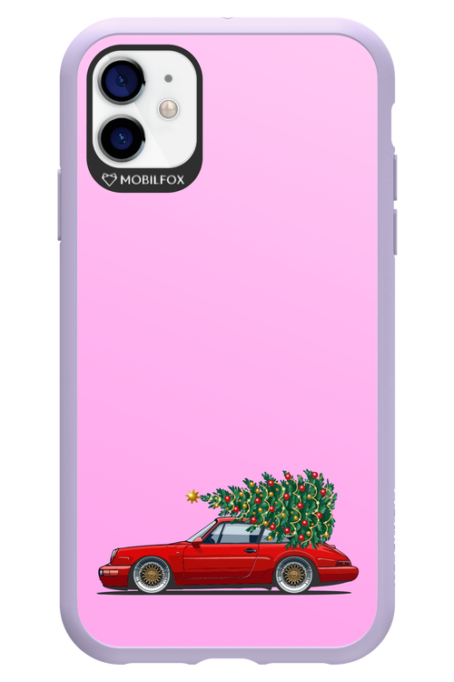 XMAS Car Pink - Apple iPhone 11