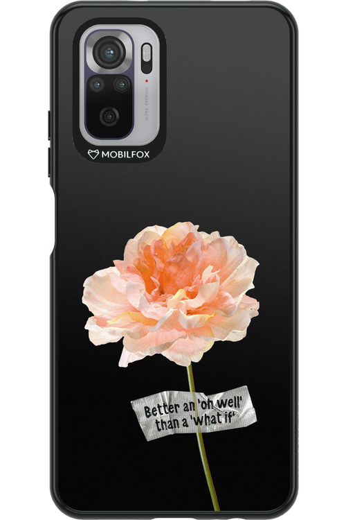 Flower Black - Xiaomi Redmi Note 10