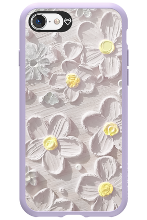 White Flowers - Apple iPhone SE 2022