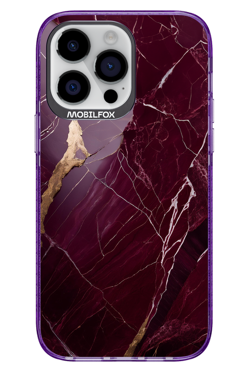 Burgundy Marble - Apple iPhone 14 Pro Max