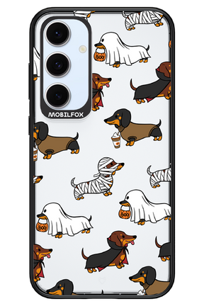 Scary Dachshund (Transparent) - Samsung S24 FE