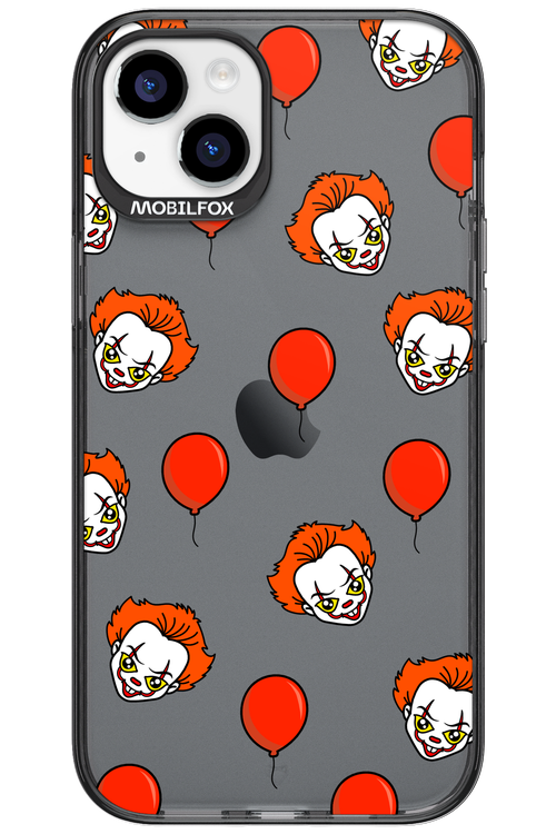 Mystery Clown (Transparent) - Apple iPhone 15 Plus