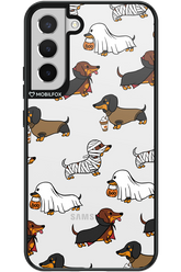Scary Dachshund (Transparent) - Samsung Galaxy S22+