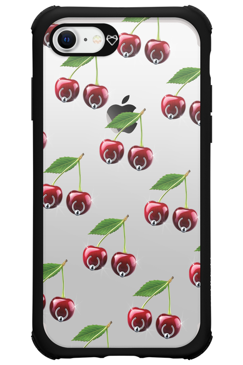 Spicy Cherries Transparent - Apple iPhone 7