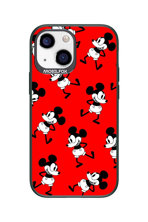 Iconic Mouse (red pattern) - Apple iPhone 13 Mini