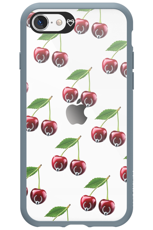 Spicy Cherries Transparent - Apple iPhone SE 2022