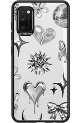 Silver Zone Transparent - Samsung Galaxy A41