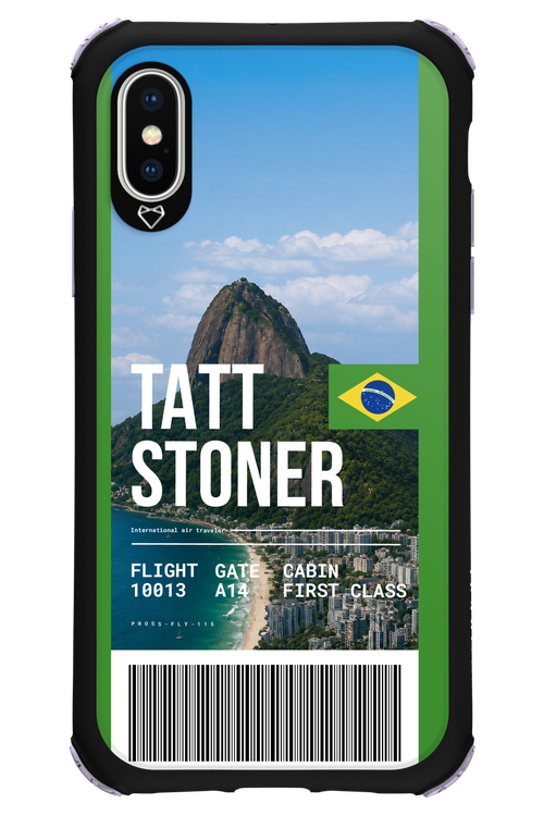 TATT STONER (fly ticket) 2.0 - Apple iPhone XS