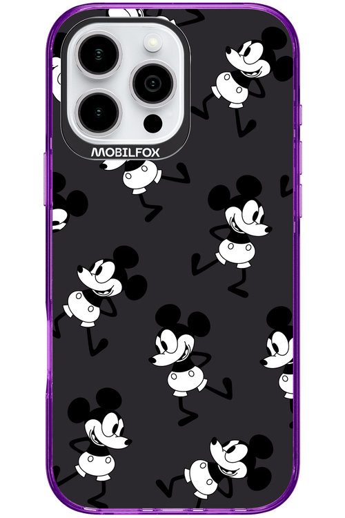 Iconic Mouse (antracite pattern) - Apple iPhone 16 Pro Max