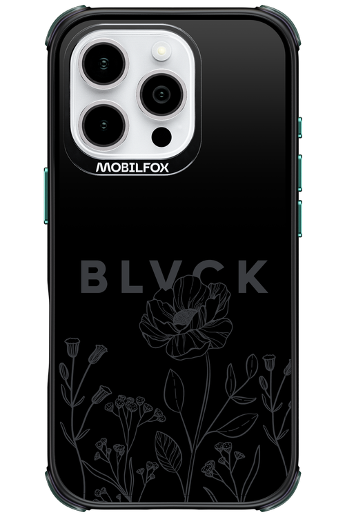 Black Flowers - Apple iPhone 16 Pro