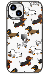 Scary Dachshund (Transparent) - Apple iPhone 15 Plus