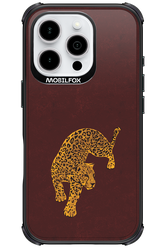 Burgundy Leopard - Apple iPhone 16 Pro