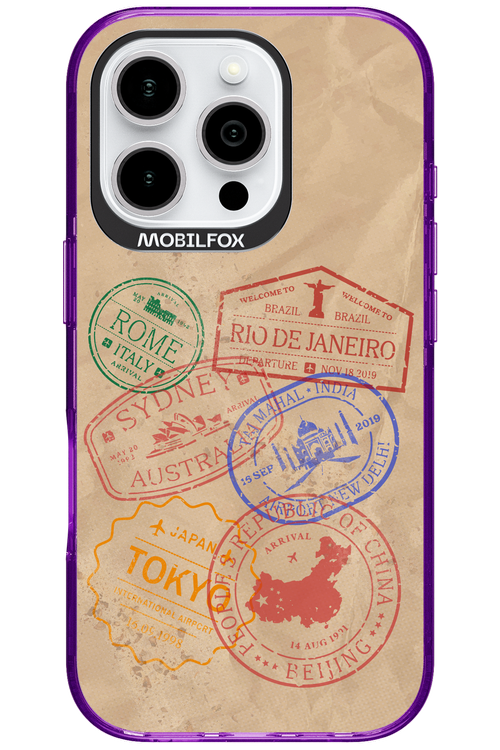 Travel Stamps 2.0 - Apple iPhone 16 Pro