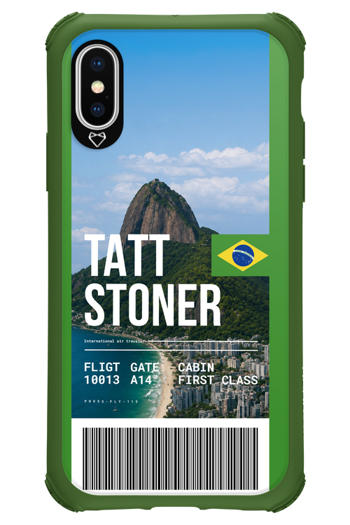 TATT STONER (fly ticket) 2.0 - Apple iPhone X