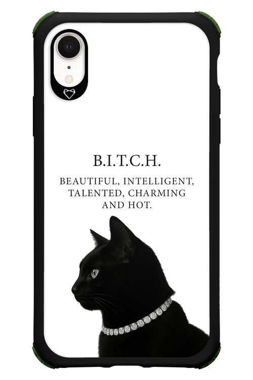 B. i. t. c. h. - Apple iPhone XR