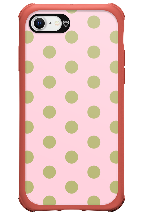 Polka Dots (Pink OLive) 2.0 - Apple iPhone 8