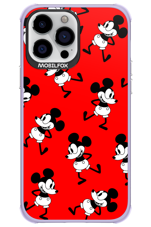 Iconic Mouse (red pattern) - Apple iPhone 13 Pro Max