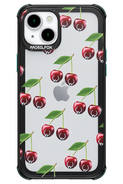 Spicy Cherries Transparent - Apple iPhone 15 Plus