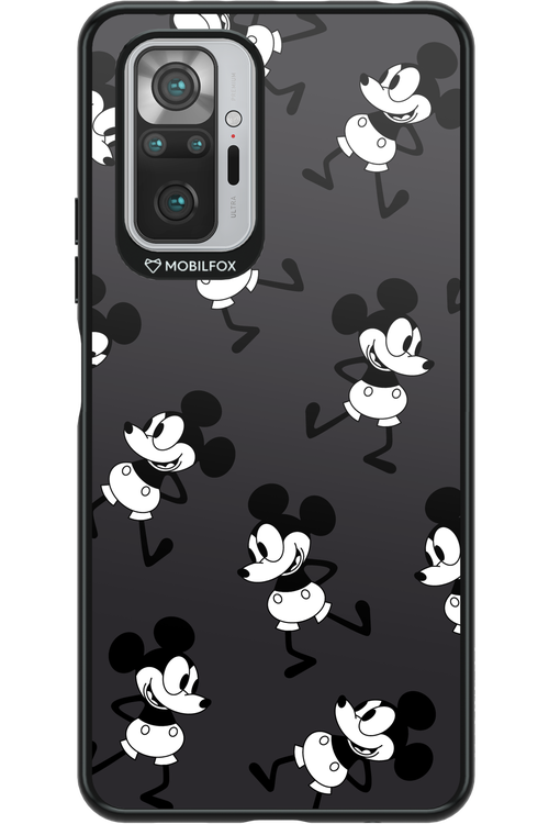 Iconic Mouse (antracite pattern) - Xiaomi Redmi Note 10 Pro