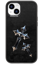 Chrome Crosses 2.0 - Apple iPhone 15 Plus