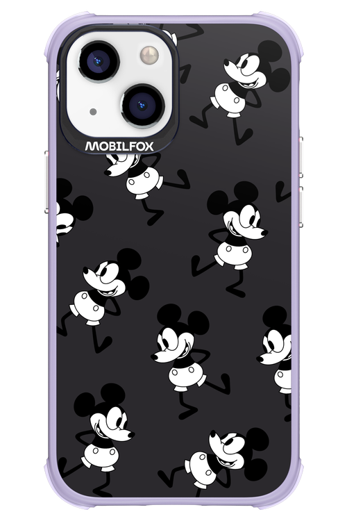 Iconic Mouse (antracite pattern) - Apple iPhone 13 Mini