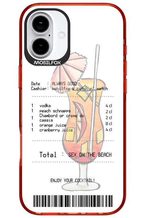 sex on the beach cocktail - Apple iPhone 16 Plus