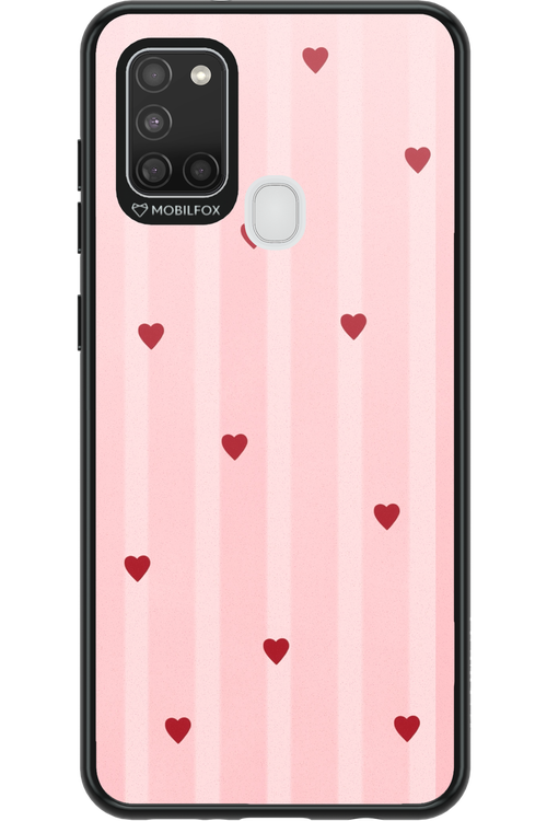 Red Little Hearts 2.0 - Samsung Galaxy A21 S