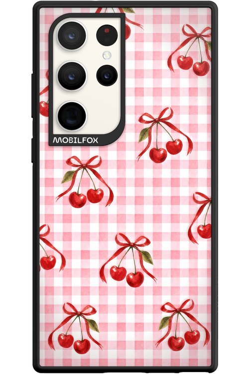 Pink Cherry Checked 2.0 - Samsung Galaxy S23 Ultra