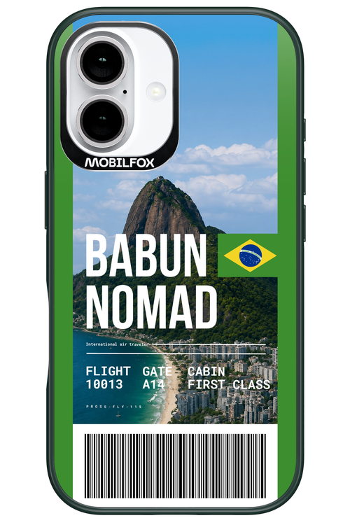 BABUN NOMAD (fly ticket) 2.0 - Apple iPhone 16