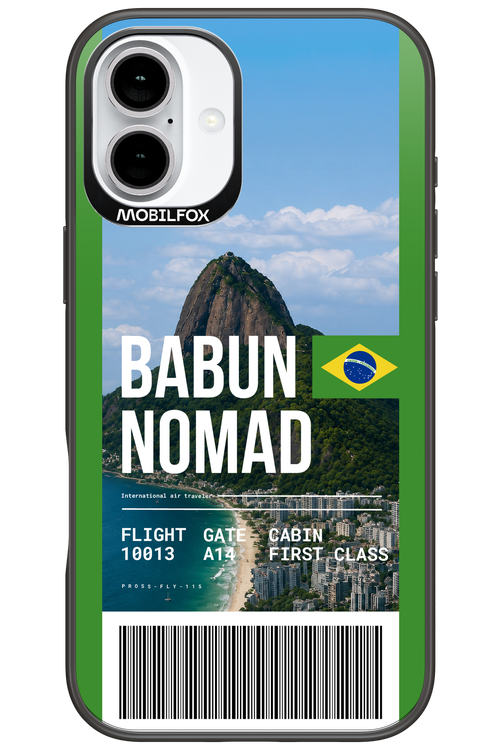 BABUN NOMAD (fly ticket) 2.0 - Apple iPhone 16 Plus