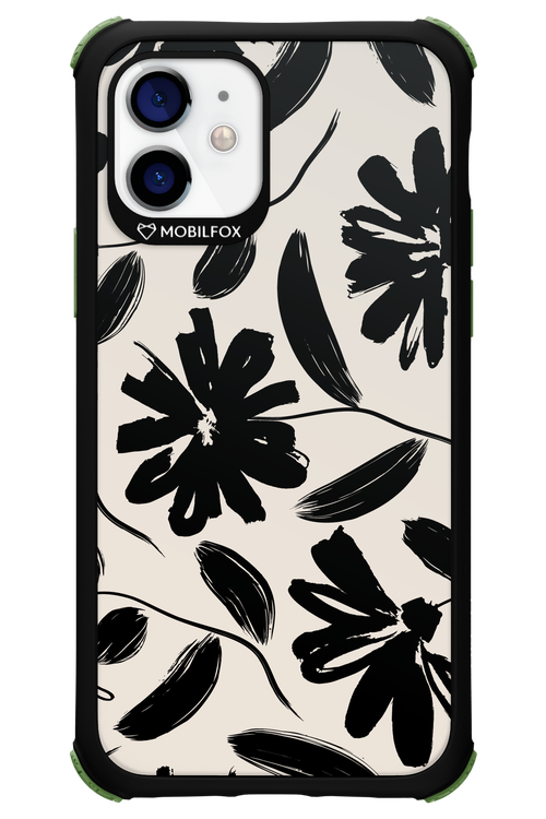 Monochrome Flowerss 2.0 - Apple iPhone 12