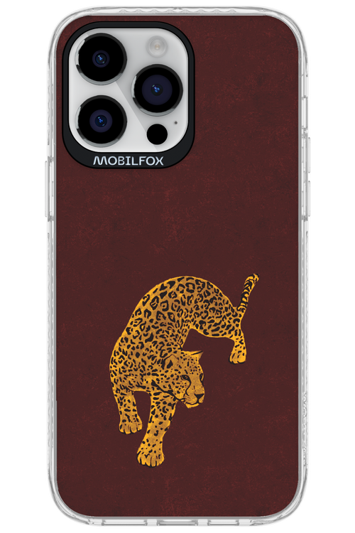 Burgundy Leopard - Apple iPhone 14 Pro Max
