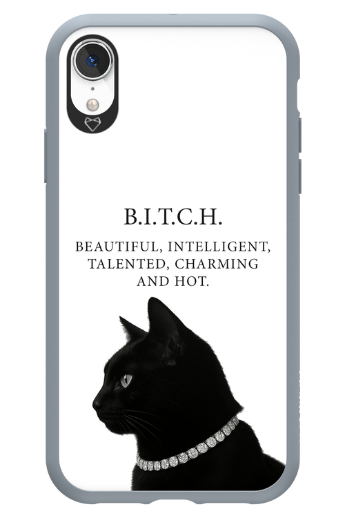 B. i. t. c. h. - Apple iPhone XR