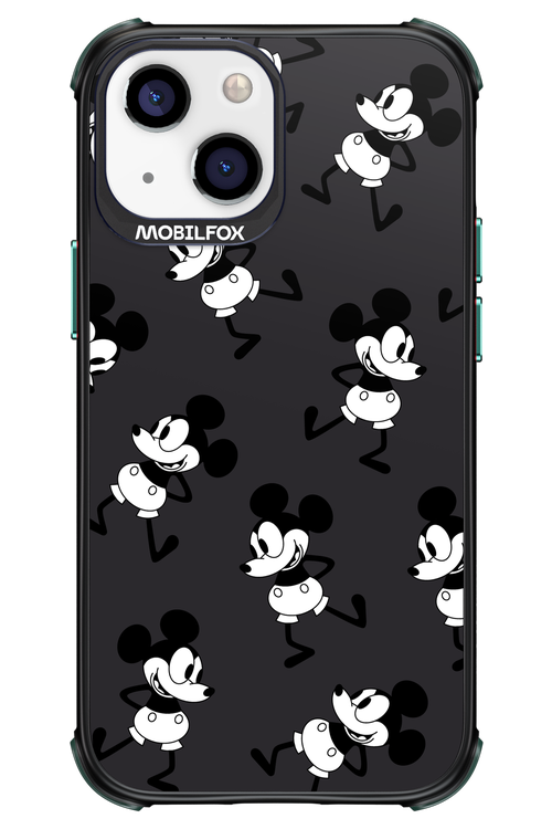 Iconic Mouse (antracite pattern) - Apple iPhone 13 Mini
