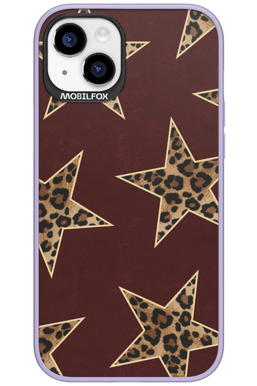 Wild Stars Burgundy - Apple iPhone 15 Plus