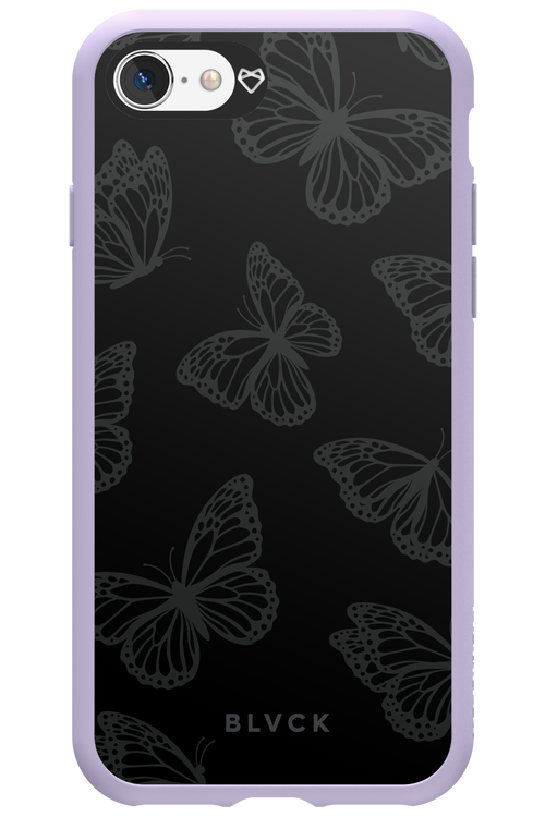 Black Butterflies - Apple iPhone 8