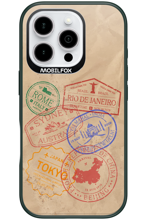 Travel Stamps 2.0 - Apple iPhone 16 Pro