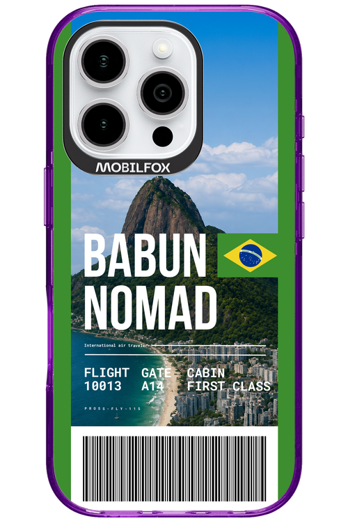 BABUN NOMAD (fly ticket) 2.0 - Apple iPhone 16 Pro