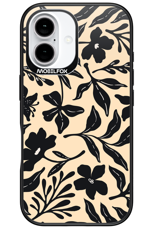 Black Flowers 2.0 - Apple iPhone 16